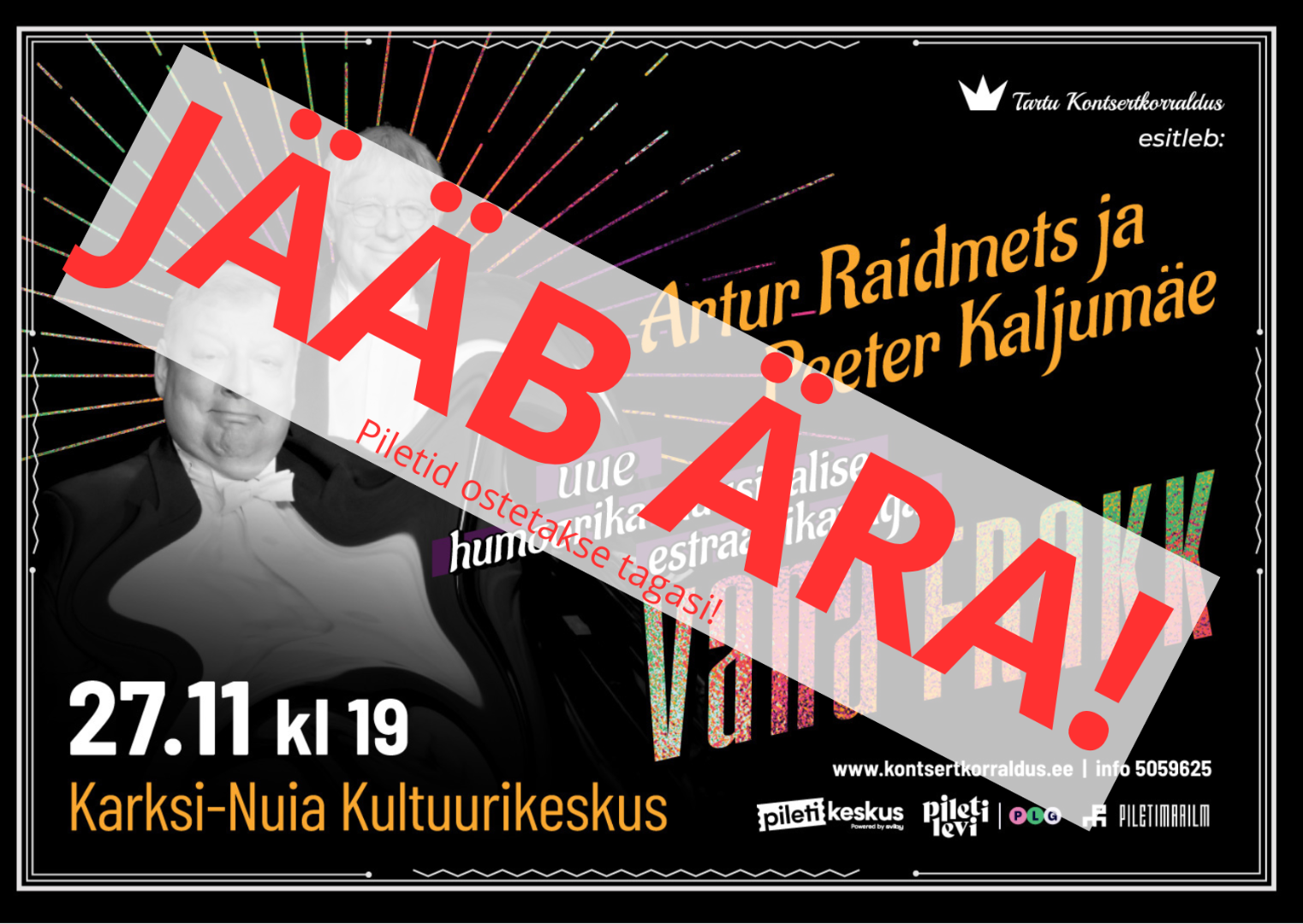 Estraadietendus Vana frakk